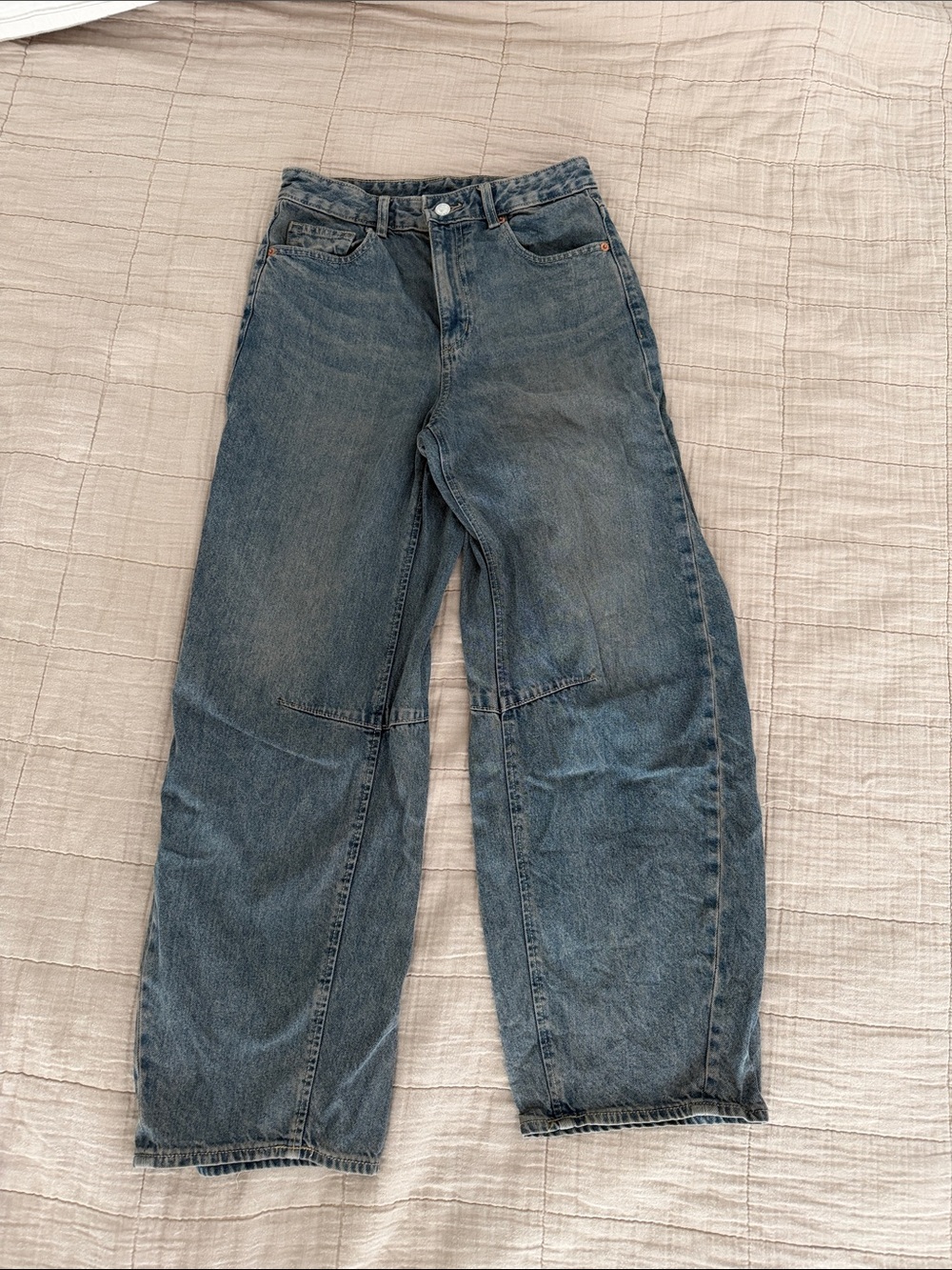 GU Barrel Leg Jeans - Picture 2 of 5